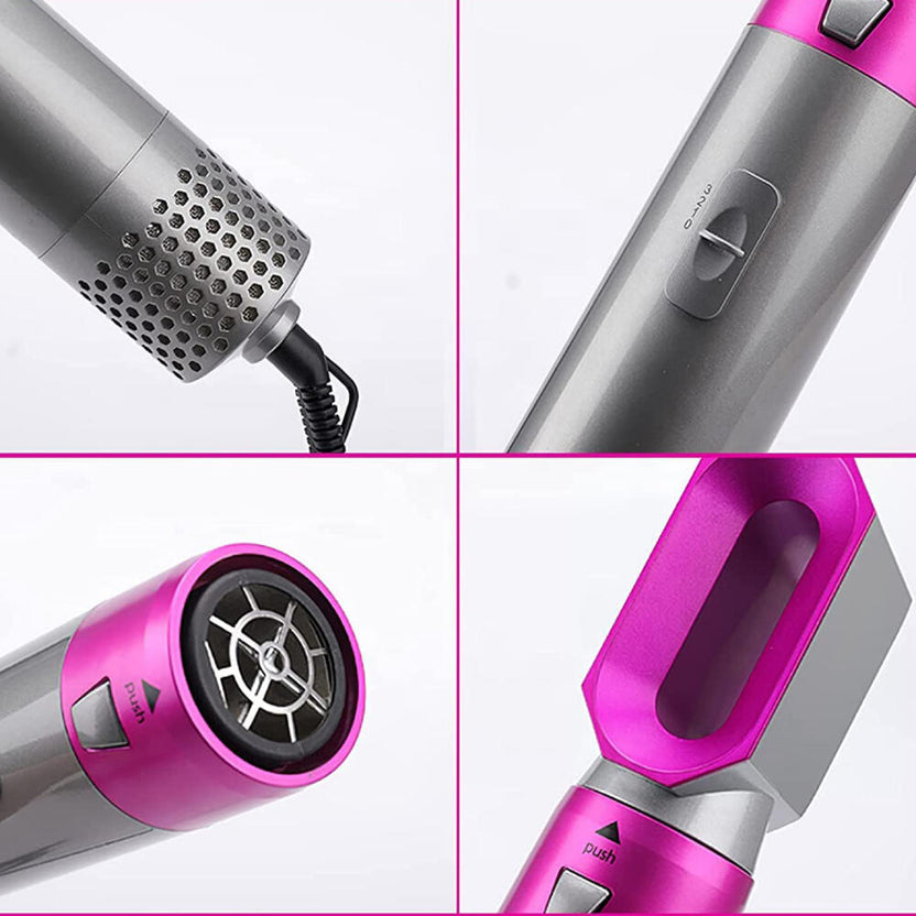 CEPILLO 5 EN 1 + Plancha de Pelo Portátil de regalo