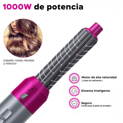 CEPILLO 5 EN 1 + Plancha de Pelo Portátil de regalo