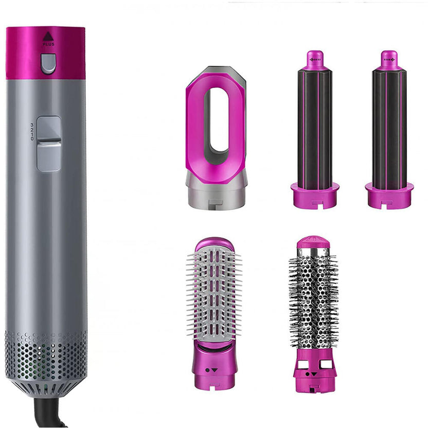 CEPILLO 5 EN 1 + Plancha de Pelo Portátil de regalo